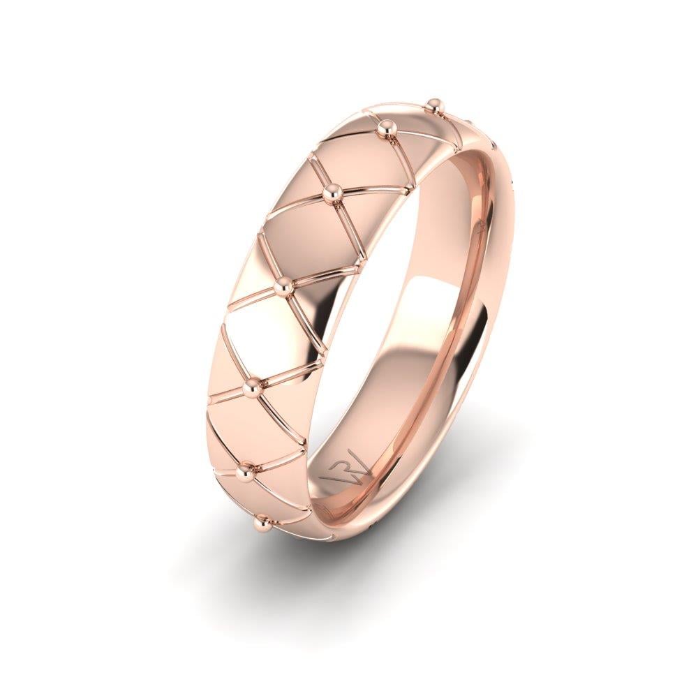 Radiantunity Rose Altın Modern Kadın Alyans