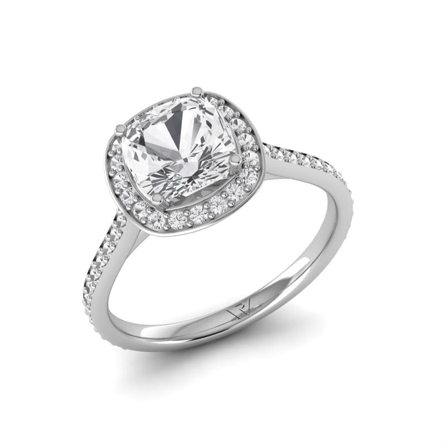 Solitaires Calina Or Blanc Diamant 2.35 ct