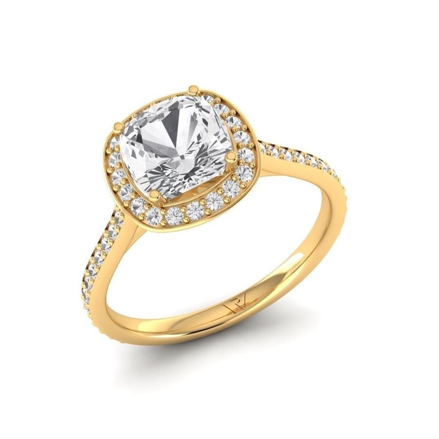 Solitaires Calina Or Jaune Diamant 2.35 ct
