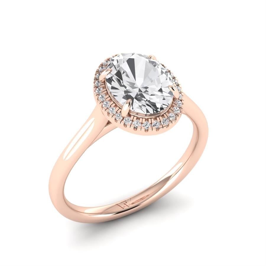 Solitaires Fayra Or Rose Diamant 1.75 ct
