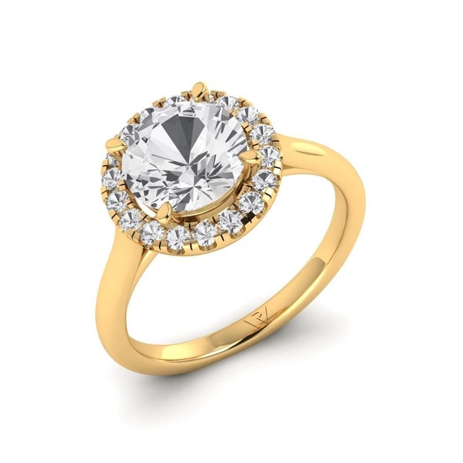 Solitaires Freyen Or Jaune Diamant 2.30 ct