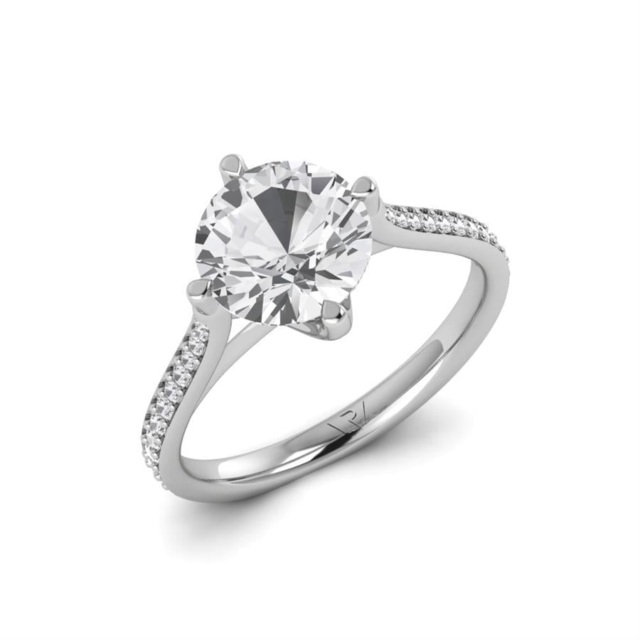 Solitaires Liora Or Blanc Diamant 2.20 ct