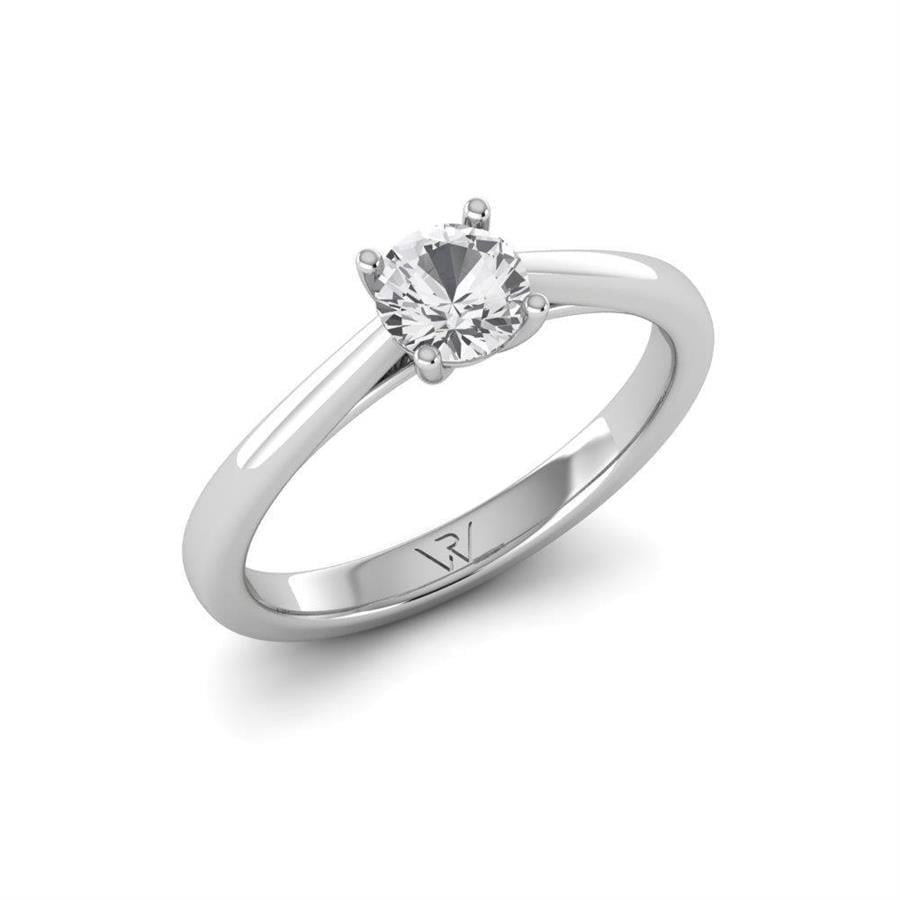 Solitaires Magnifique Argent Oxyde de Zirconium 0.50 ct