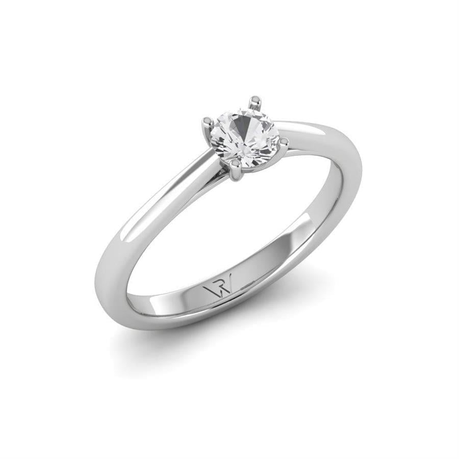 Solitaires Magnifique Argent Oxyde de Zirconium 0.33 ct