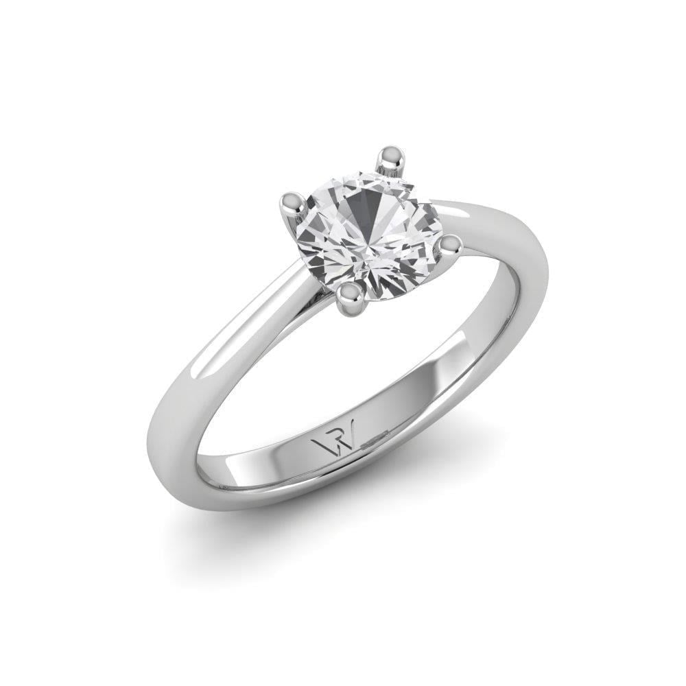 Solitaires Magnifique Or Blanc Diamant 0.90 ct