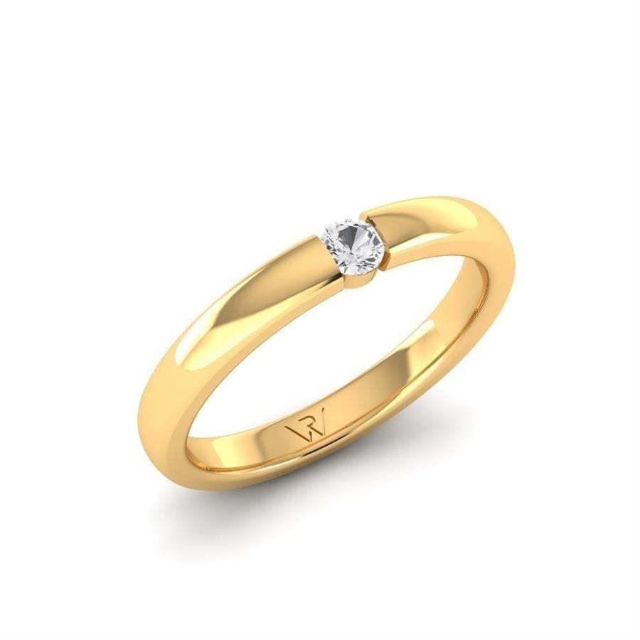 Solitaires Pureté Argent Oxyde de Zirconium 0.10 ct