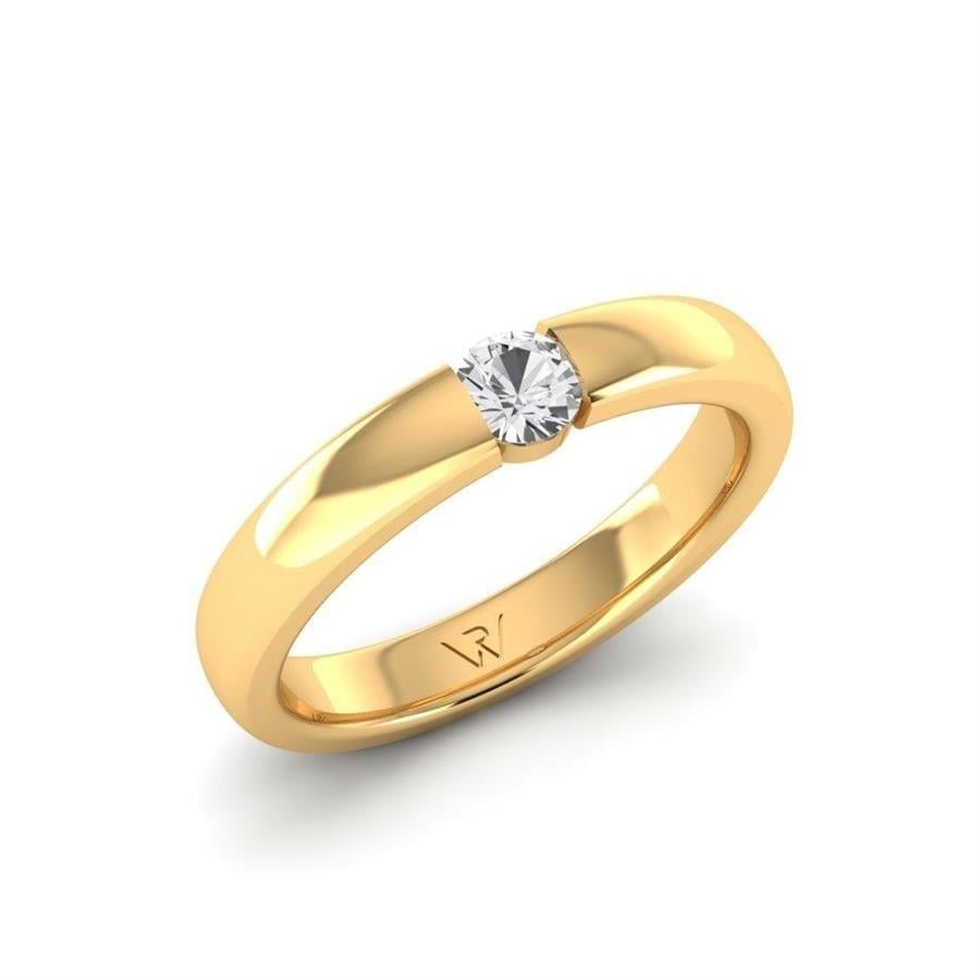 Solitaires Pureté Argent Oxyde de Zirconium 0.20 ct