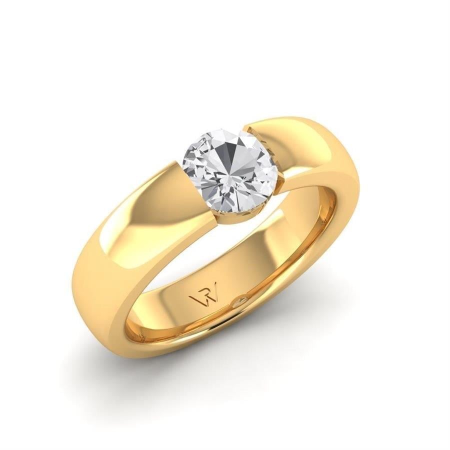 Solitaires Pureté Argent Oxyde de Zirconium 0.90 ct