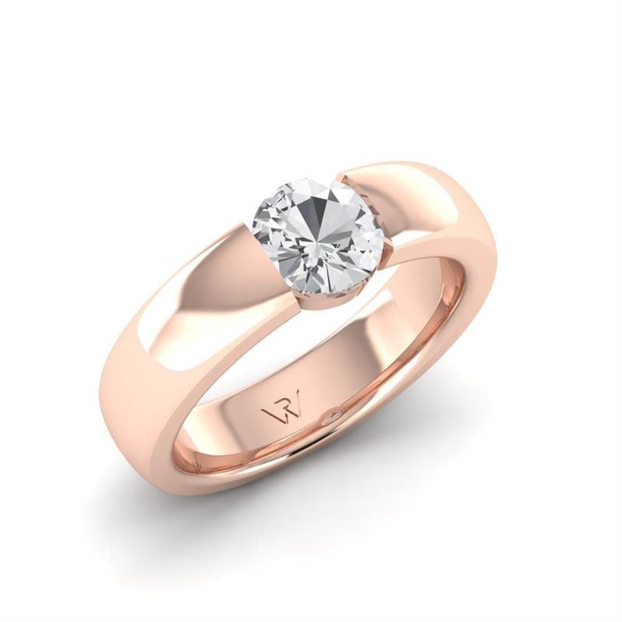 Zirkon Gümüş Saflık Evlilik Teklifi Yüzüğüı 0,90 Ct