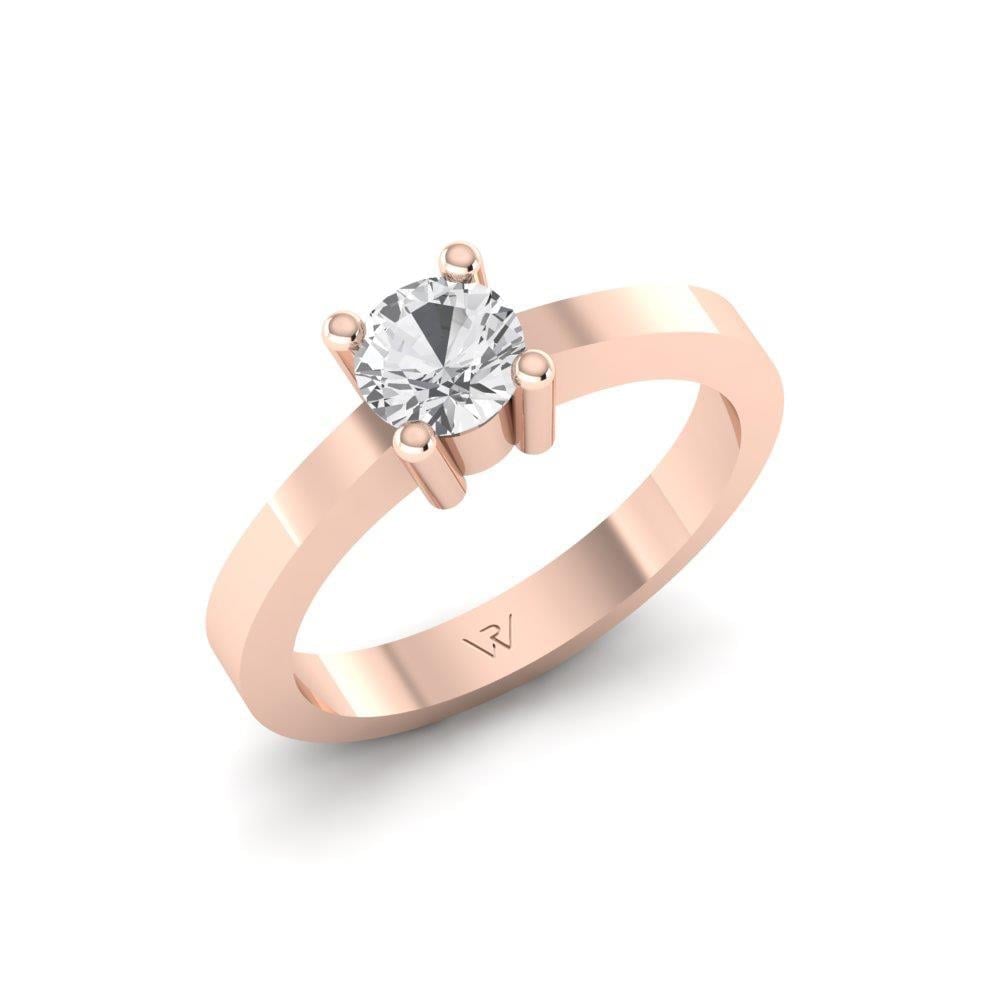 Solitaires Épuria Or Rose 0.50 ct
