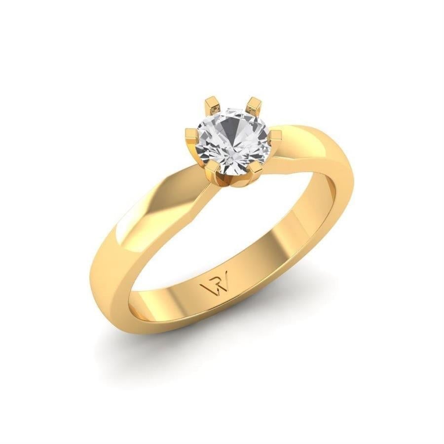 Solitaires Sublime Argent Oxyde de Zirconium 0.50 ct