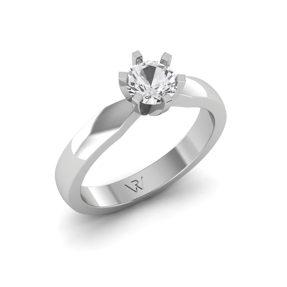 Evlilik Teklifi Yüzüğü Sublime Beyaz Altın Pırlanta 0.60 Ct