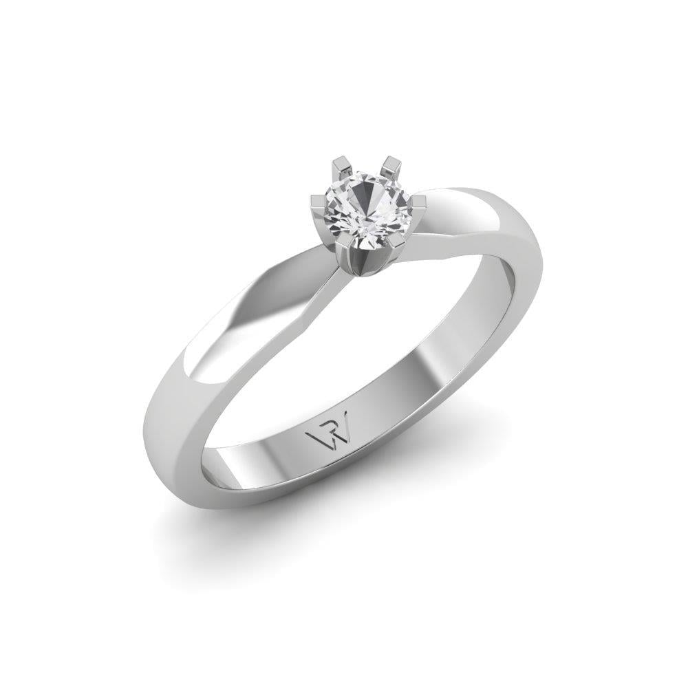 Evlilik Teklifi Yüzüğü Sublime Beyaz Altın Pırlanta 0.20 Ct