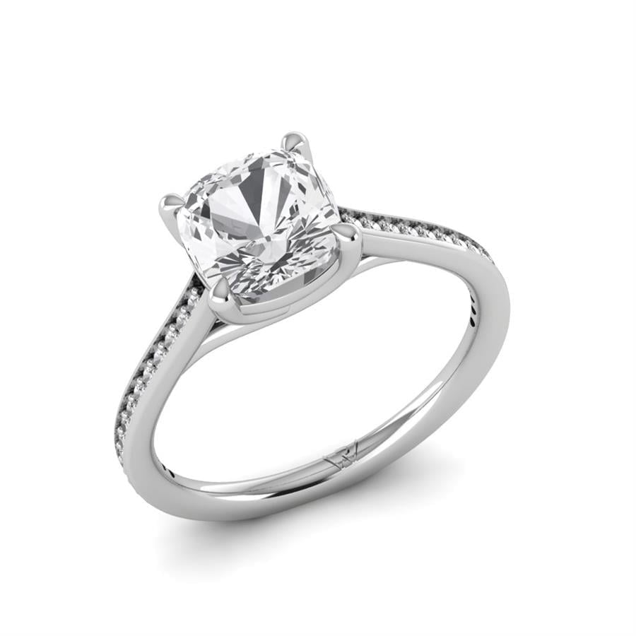 Solitaires Vanyra Or Blanc Oxyde de zirconium 2.15 ct
