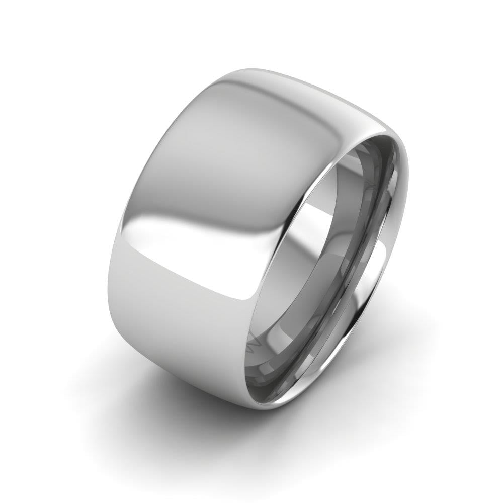 Yumuşak Beyaz Altın Klasik Kadın Alyans