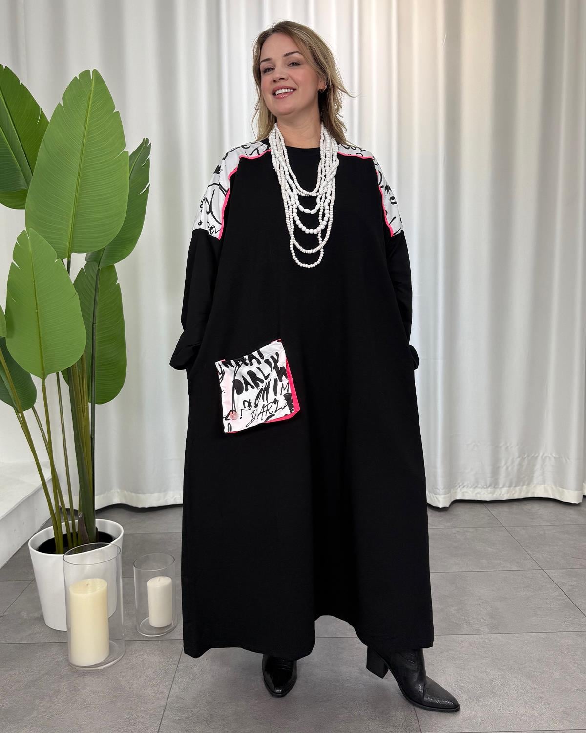 Darlin Tasarım Elbise Siyah