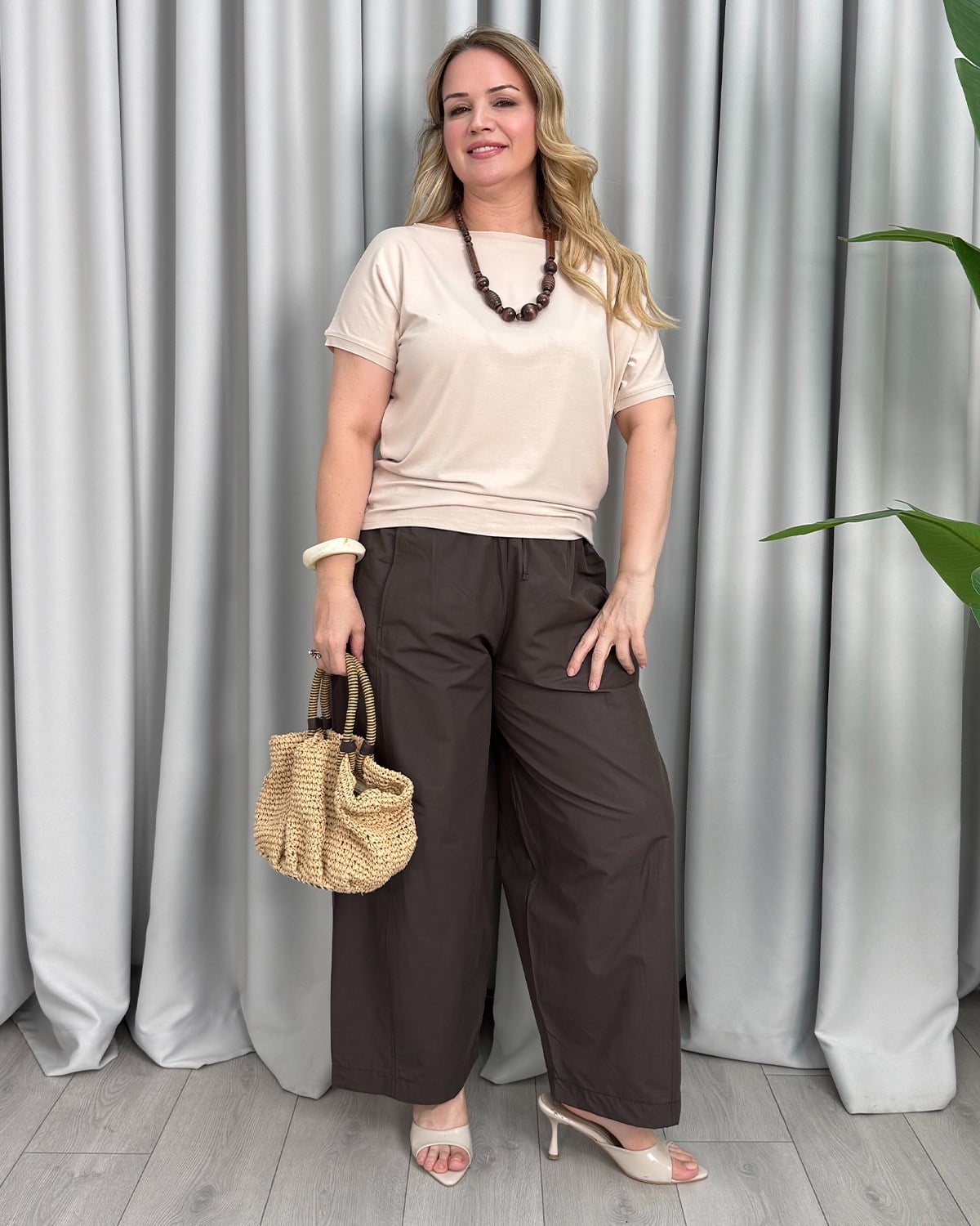 Kos Cotton Pantolon Kahve