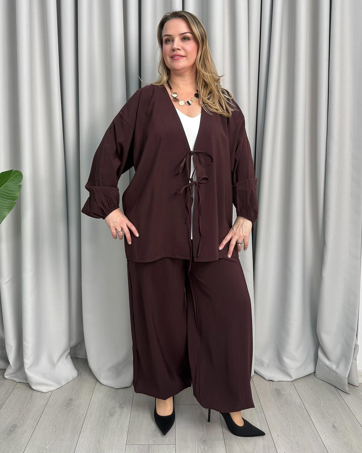 Lola Tasarım Takım Bordo