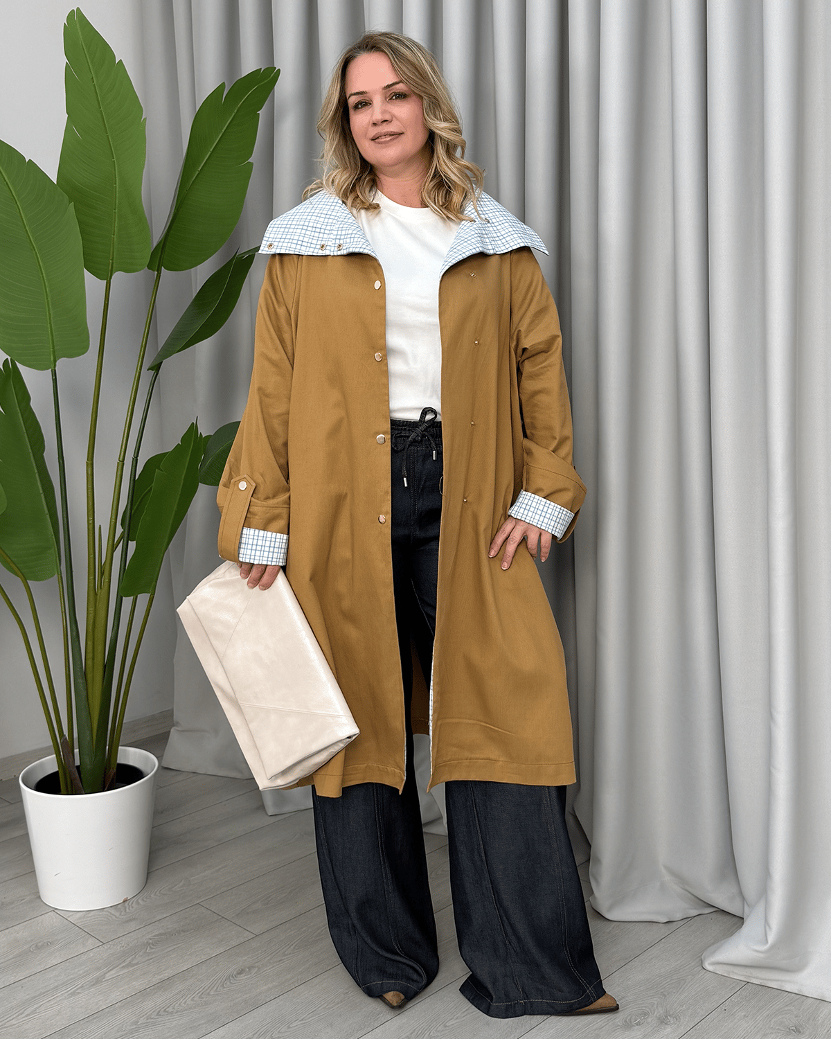 Moka Style Trençkot Camel