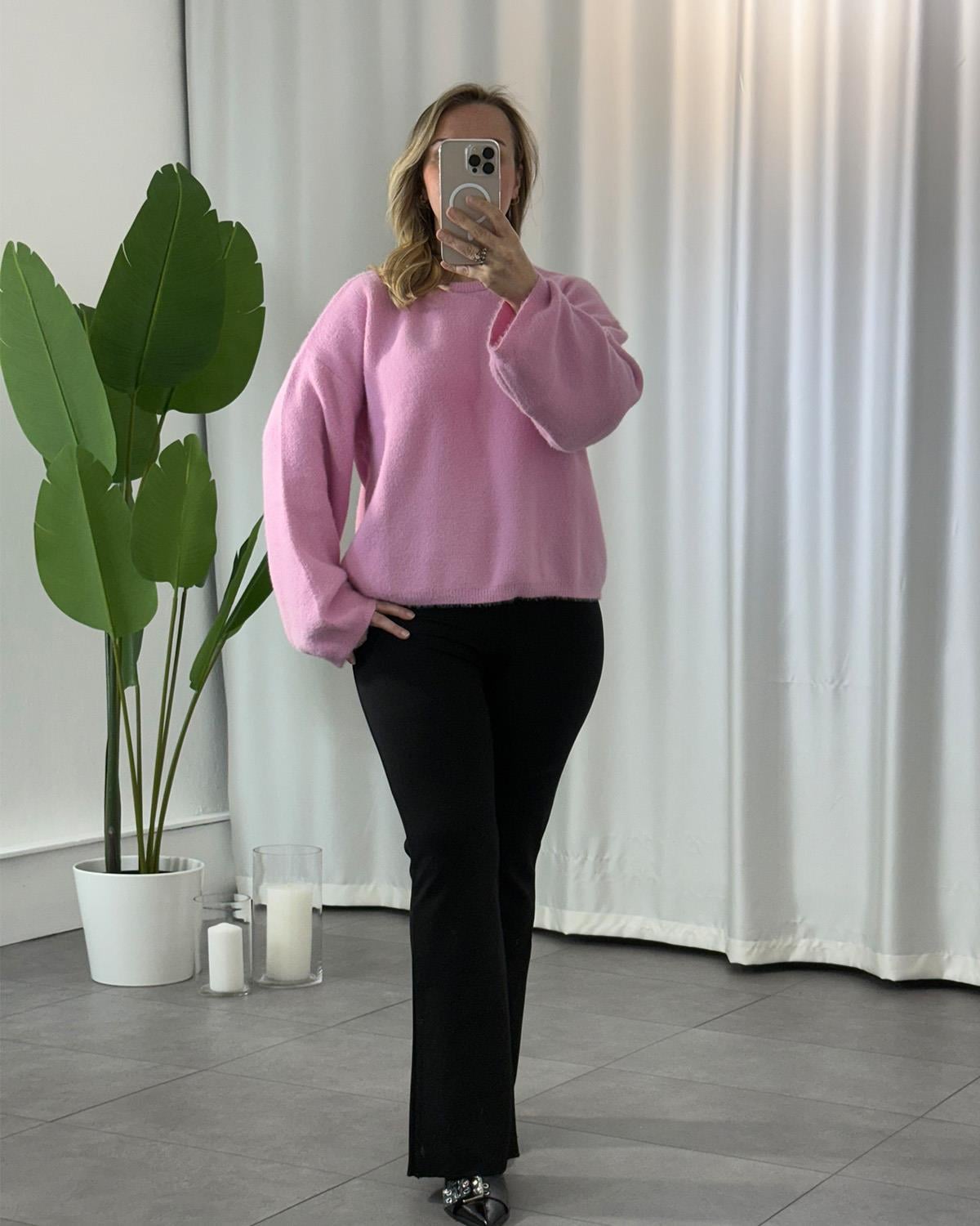 Orjinal Marka Massi Yumoş Kazak Toz Pembe