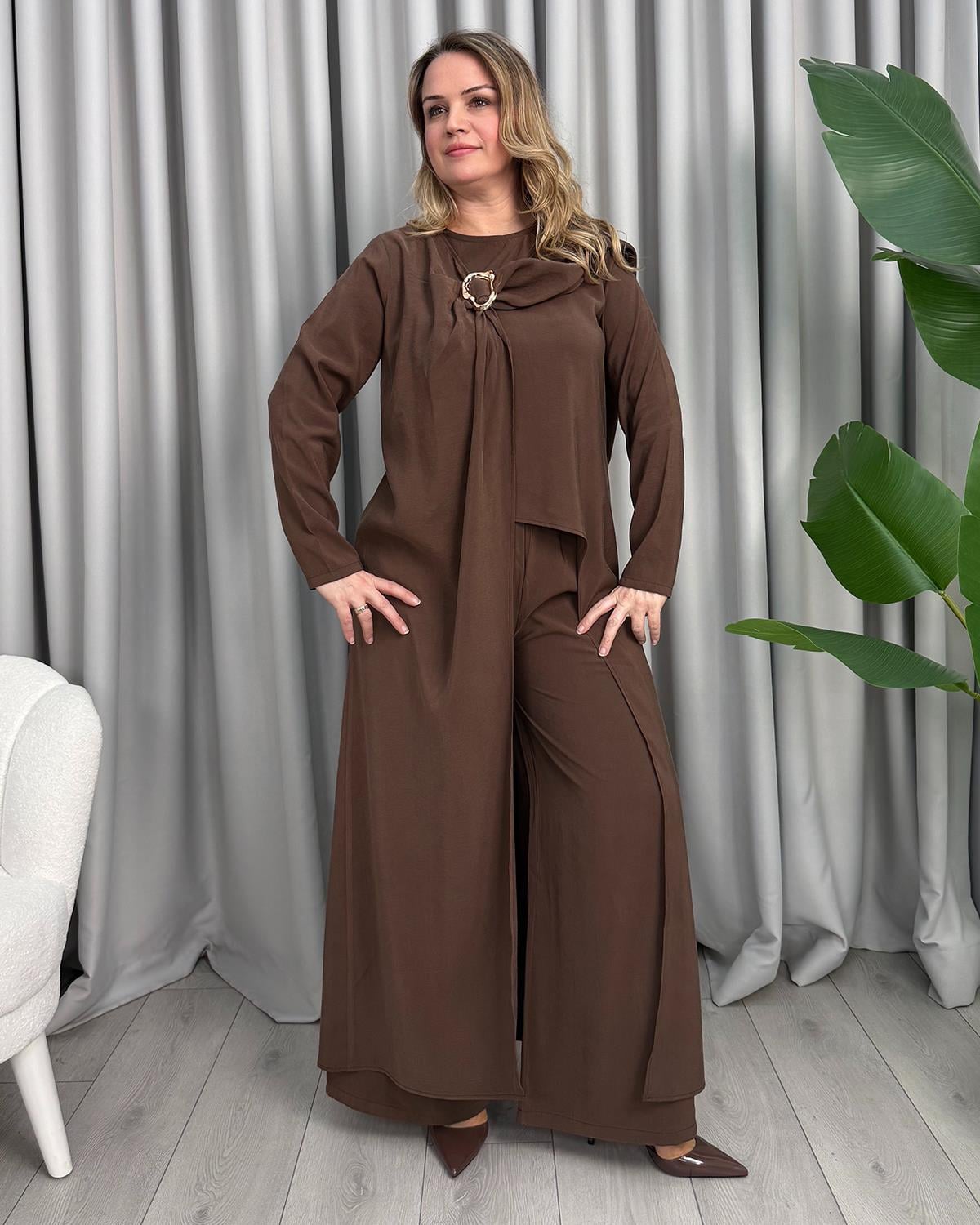 Perla Tasarım Takım Kahve