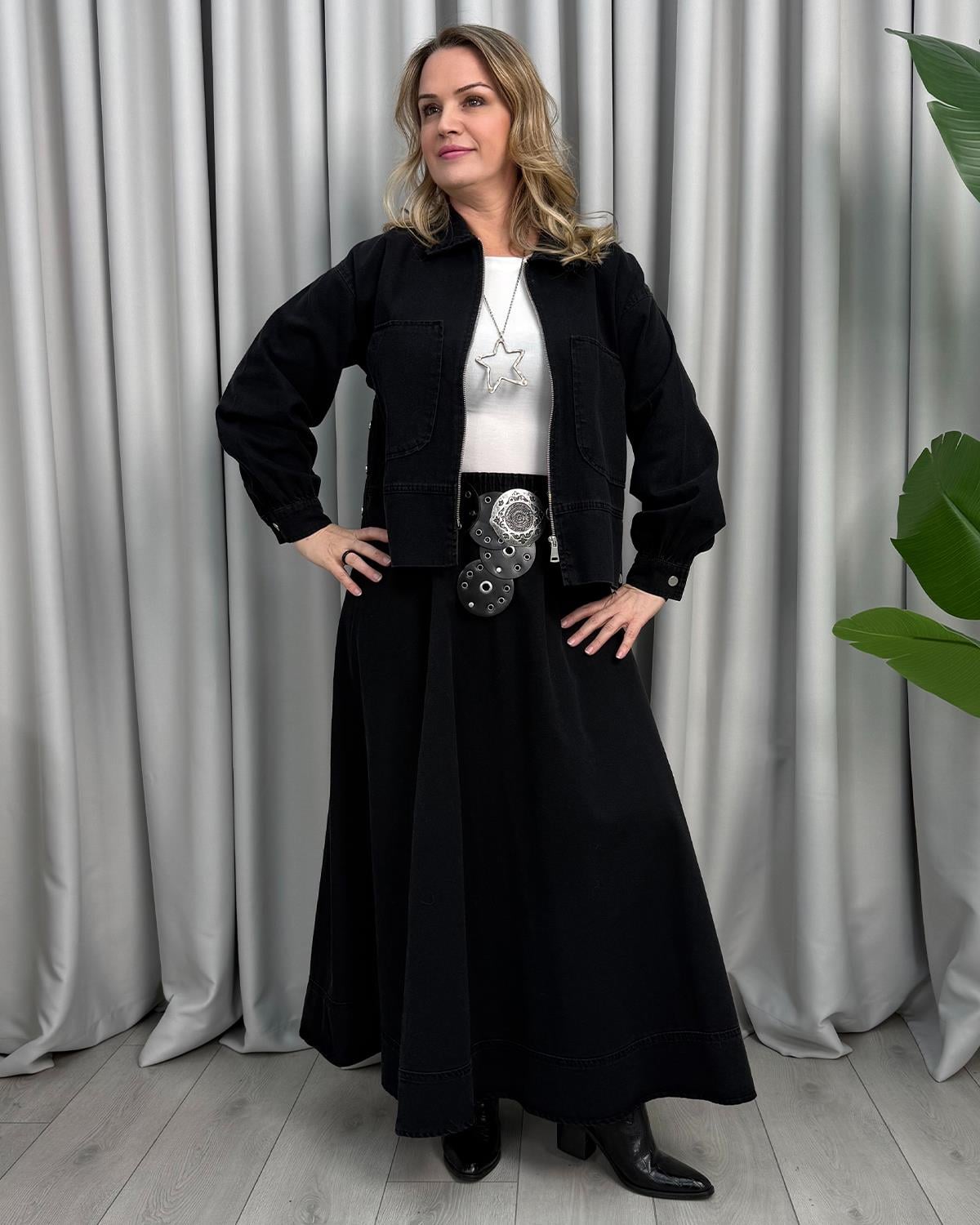 Renny Denim Takım Siyah