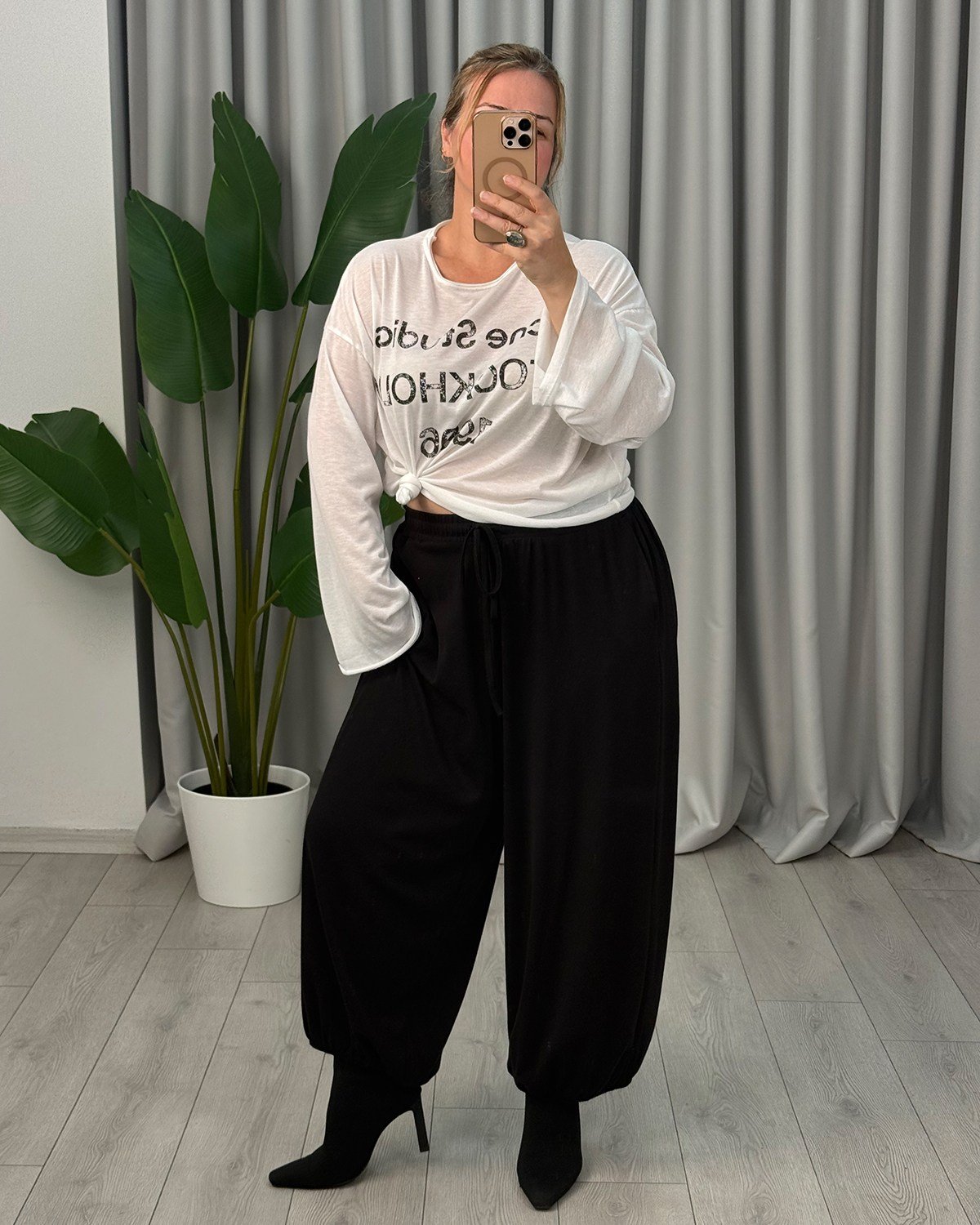 Vesper Salaş Pantalon Siyah