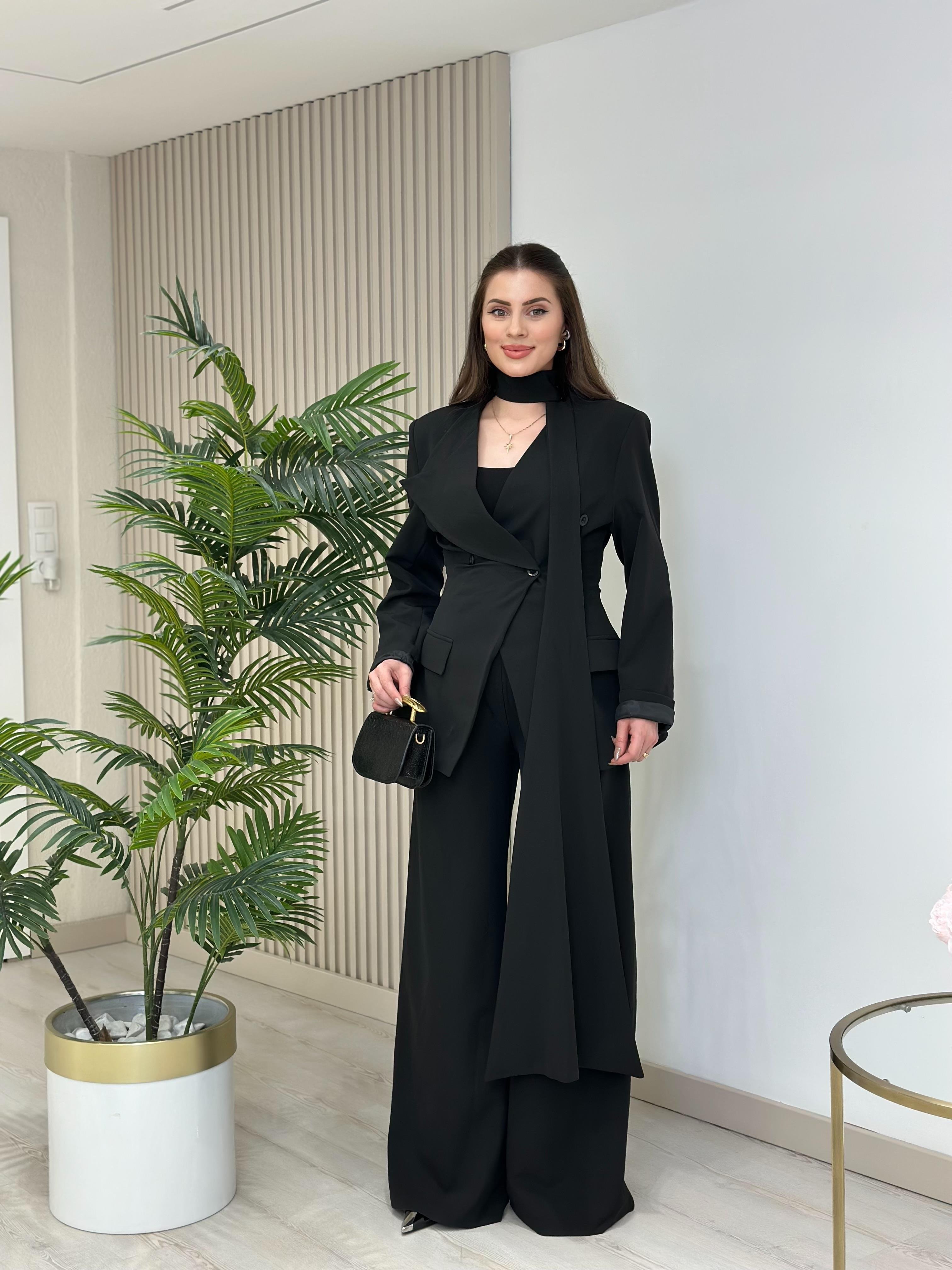Premium Seri Üçlü Takım Siyah
