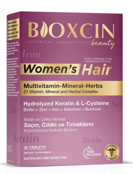 Bioxcin Women's Hair Biotin 30 Tablet