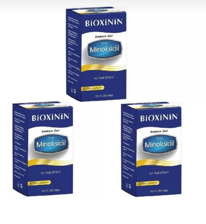 Bioxinin Minoksidil %5 Deri Spreyi 60 ml 3 Adet