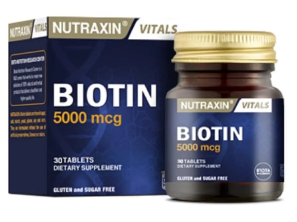 Nutraxin Biotin 5000 Mcg 30 Tablet