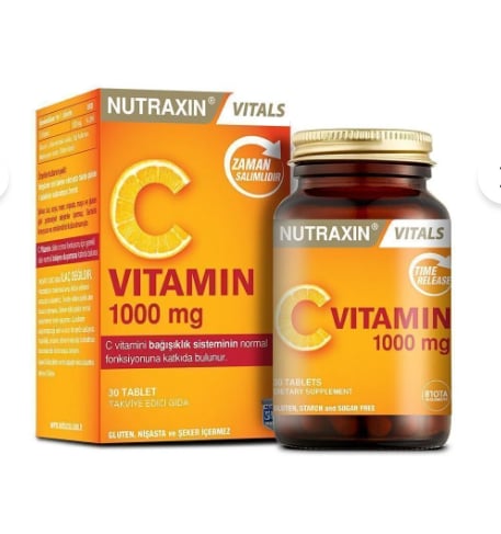 Nutraxin C Vitamini 1000 mg 30 Tablet