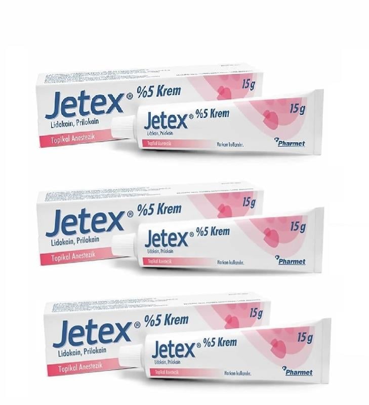 PHARMET Jetex Krem %5 15 g 3 Adet