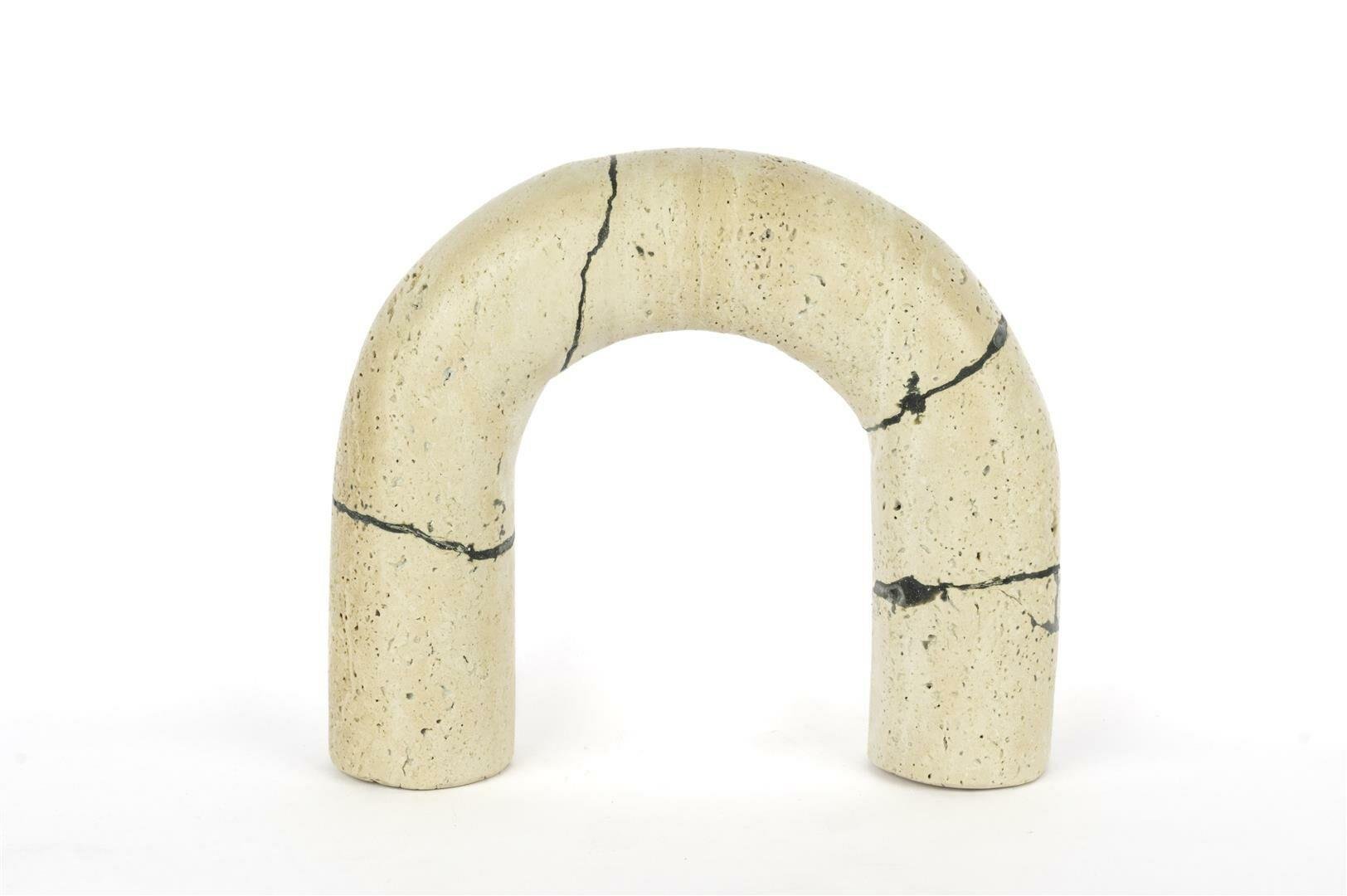 Crack mermer dekoratif obje 21*18 cm