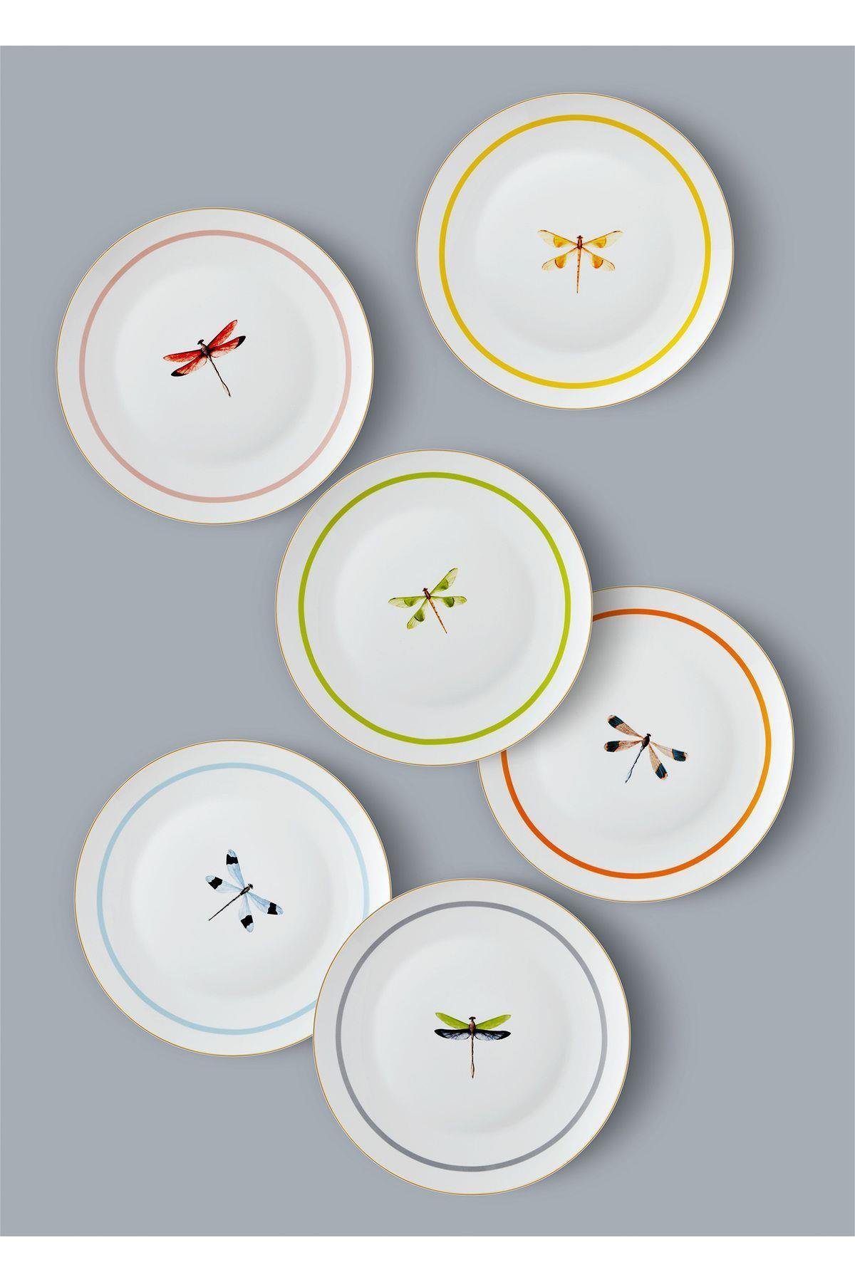 Dragonfly servis tabağı 6 kişilik
