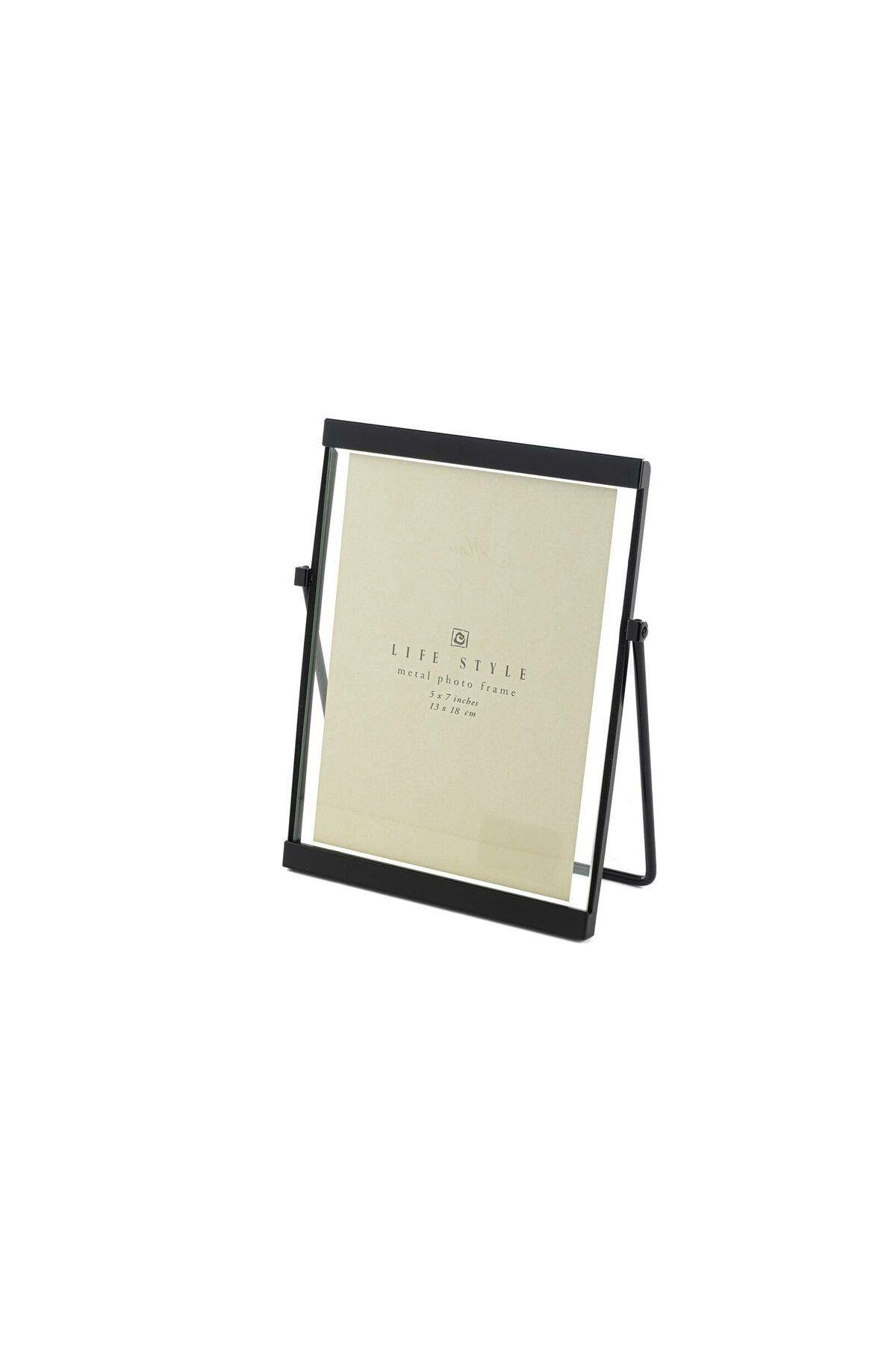 Siyah metal cam çerçeve 13*18 cm