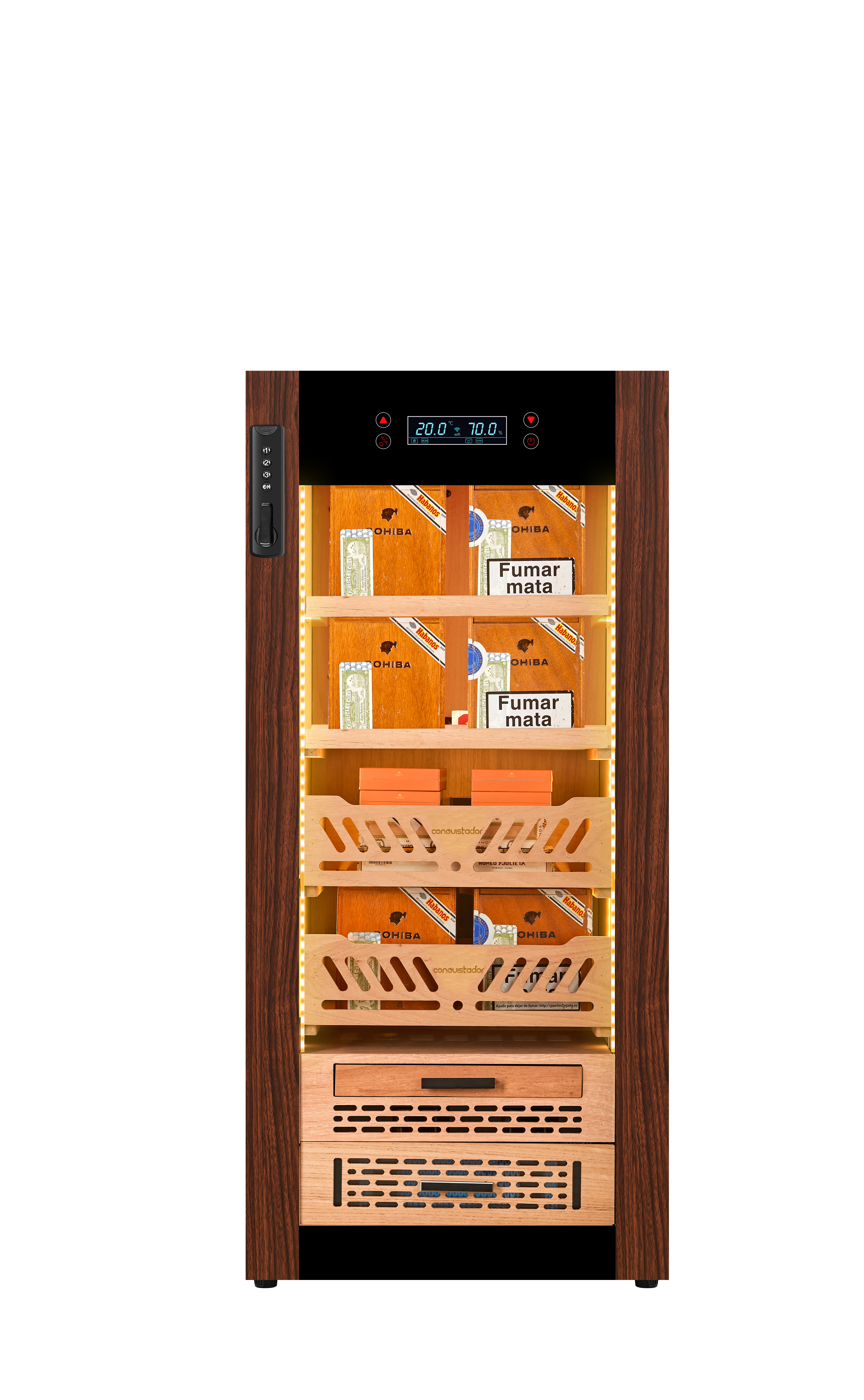 Conquistador Elektrikli Humidor-Puro Dolabı