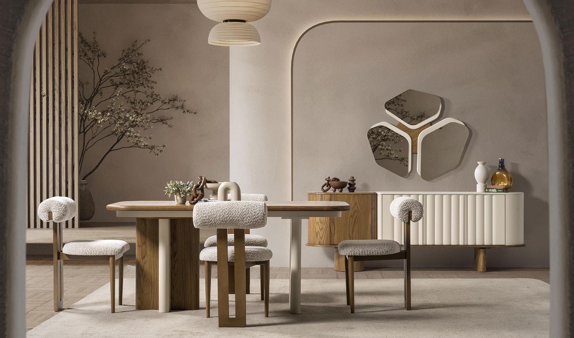 Lotus Yemek Odası Takımı