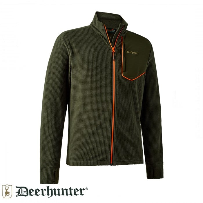DEERHUNTER Chamois Fermuarlı Polar 361 Yeşil XL