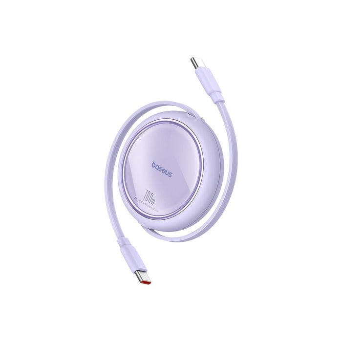 Baseus Free2Pull Mini 100W USB-C to USB-C 1 Metre Geri Çekilebilir Hızlı Şarj ve Data Kablosu - MorBaseus Free2Pull Mini 100W USB-C to USB-C 1 Metre Geri Çekilebilir Hızlı Şarj ve Data Kablosu - MorBaseusKabloP10364500511-00