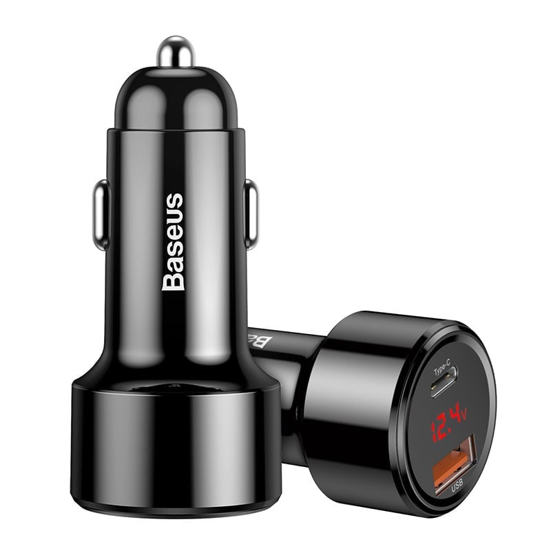 Baseus Magic Series 45W PPS PD QC 6A USB-C + USB-A Çift Port Hızlı Şarj Araç Şarj Cihazı - SiyahBaseus Magic Series 45W PPS PD QC 6A USB-C + USB-A Çift Port Hızlı Şarj Araç Şarj Cihazı - SiyahBaseusDiğer Telefon ve Tablet AksesuarlarıCCMLC20C-01