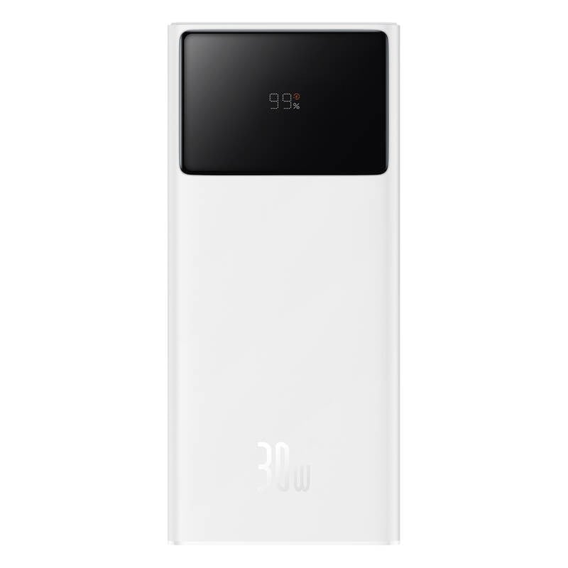 Baseus Star-Lord 20.000mAh 30W PD 3 Port Dijital Göstergeli Hızlı Şarj Powerbank - BeyazBaseus Star-Lord 20.000mAh 30W PD 3 Port Dijital Göstergeli Hızlı Şarj Powerbank - BeyazBaseusPowerbankP10022904213-00