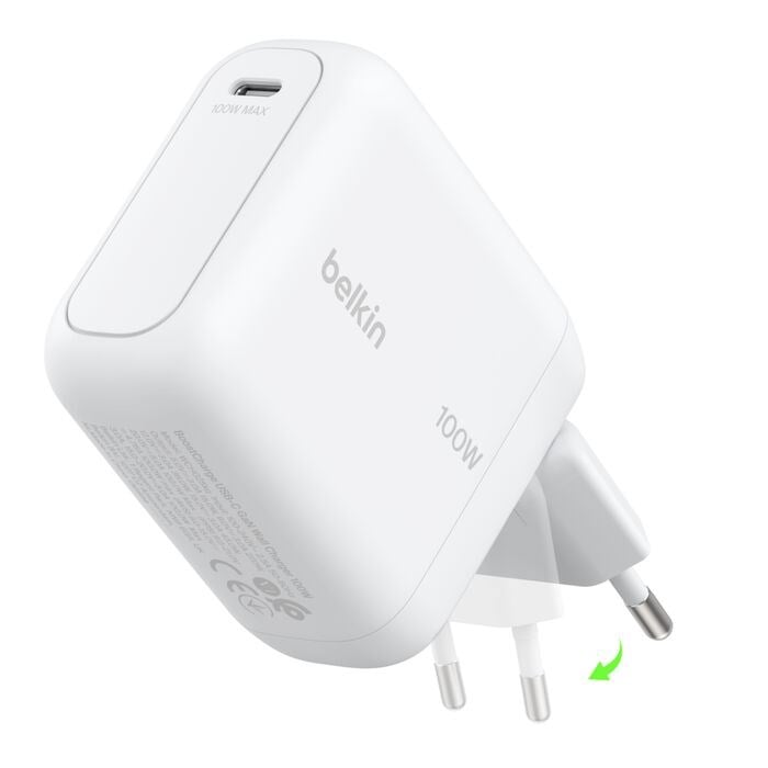 Belkin WCH025KQWH BoostCharge 100W USB-C GaN Hızlı Şarj Adaptörü - BeyazBelkin WCH025KQWH BoostCharge 100W USB-C GaN Hızlı Şarj Adaptörü - BeyazBelkinŞarj CihazlarıWCH025KQWH