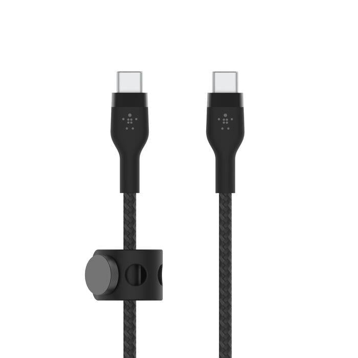 Belkin CAB011DS1MBK BoostCharge Pro Flex 60W USB-C to USB-C 1M Kablo - SiyahBelkinKabloCAB011DS1MBK