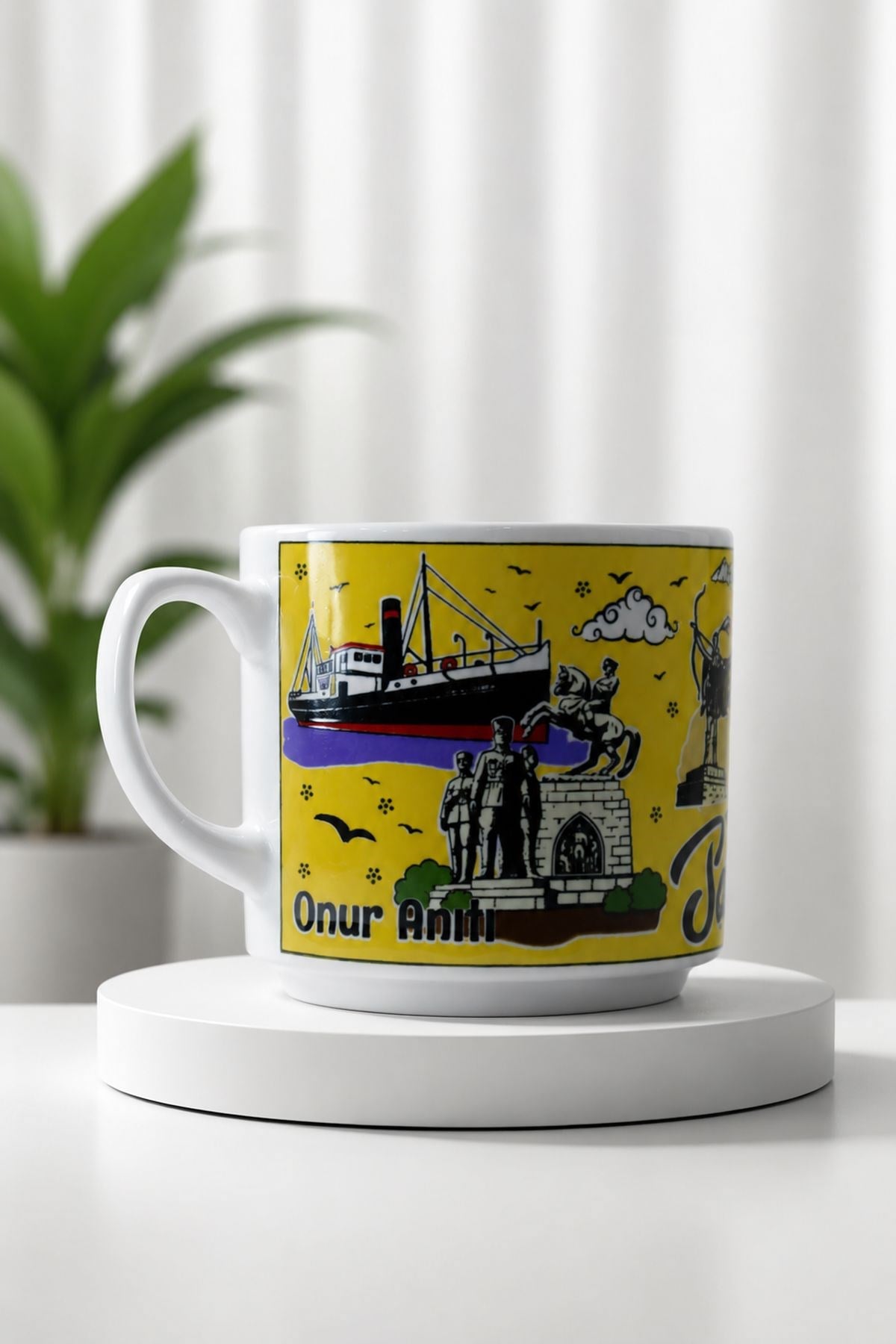 Samsun Baskılı Kupa Sarı