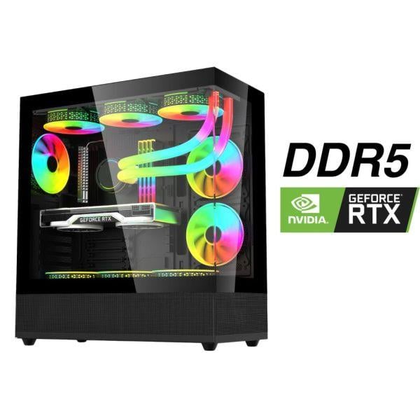 NextGen R5-A i5 13400F 32GB DDR5 1TB M.2 NVMe RTX 4060 8GB 240mm Sıvı Soğutma Oyuncu Masaüstü Bilgisayarı