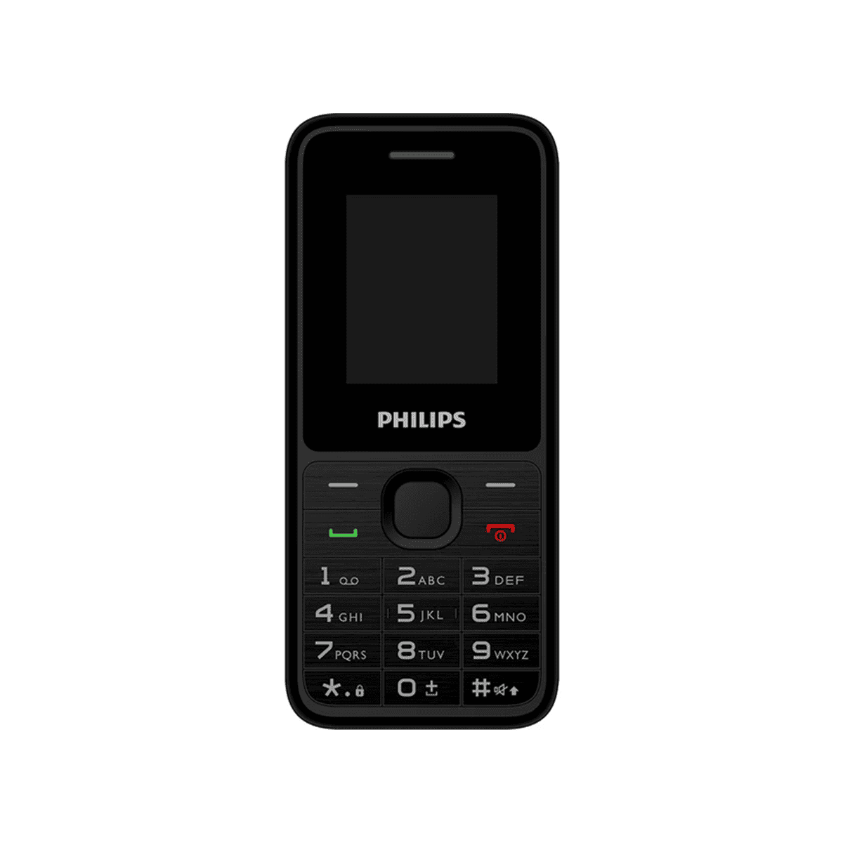 Philips Xenium E2125 Çift Sim Kart Tuşlu Cep Telefonu Siyah ( Kvk Garantili )