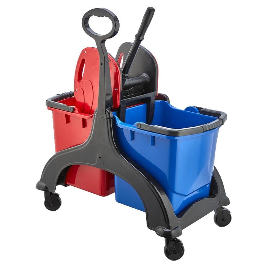 CEYMOP ÇİFT KOVALI TEMİZLİK SETİ PLASTİK PRESLİ CYP-801