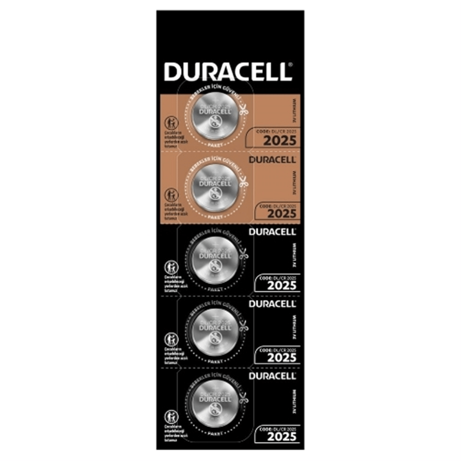 DURACELL PİL DÜĞME 3 VOLT DP2025