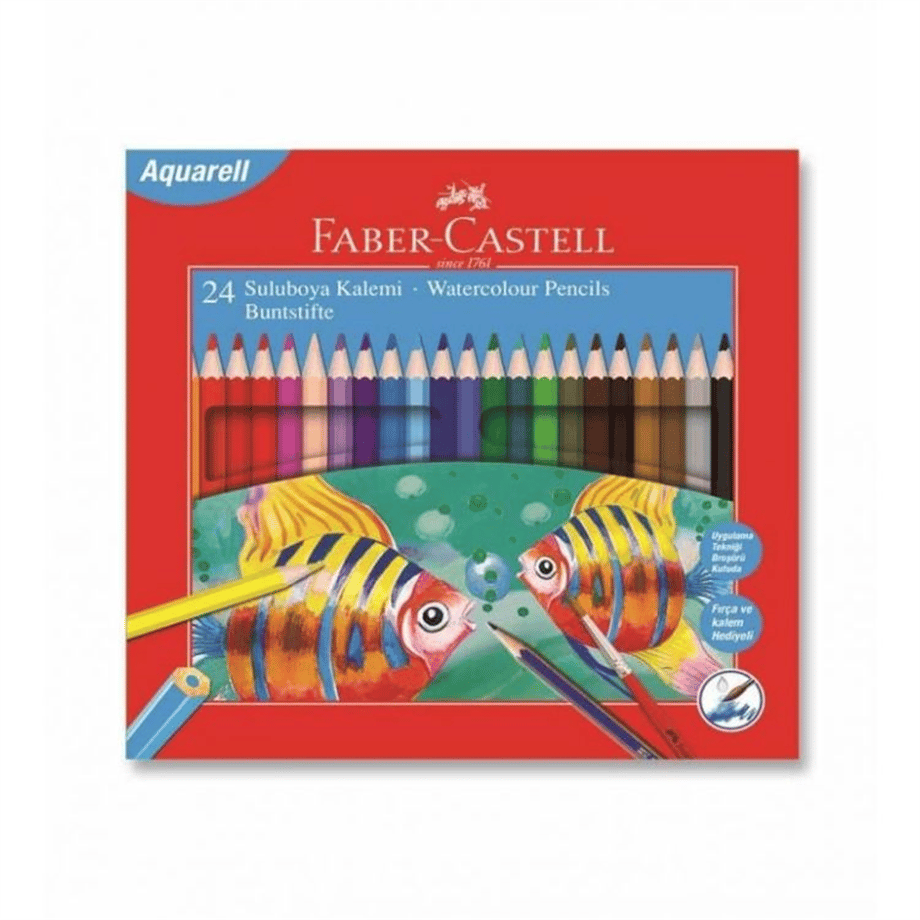 F.C KURUBOYA RED LİNE AQUAREL K.KUTU 24 LÜ 110624